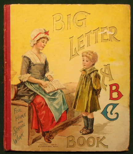 The big letter - a-b-c, book
