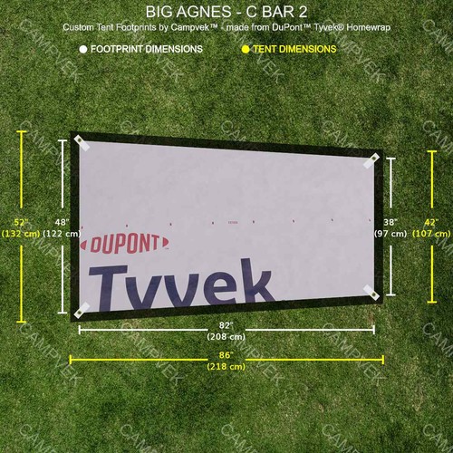 Tyvek footprint per tenda - footprint,